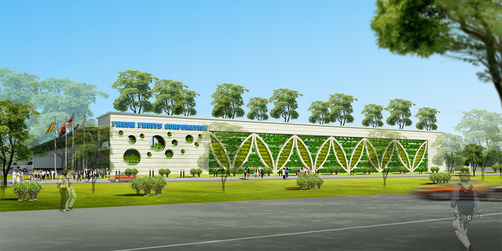 Thiết kế Công trình Công ty cổ phần rau quả Nông Trại Xanh